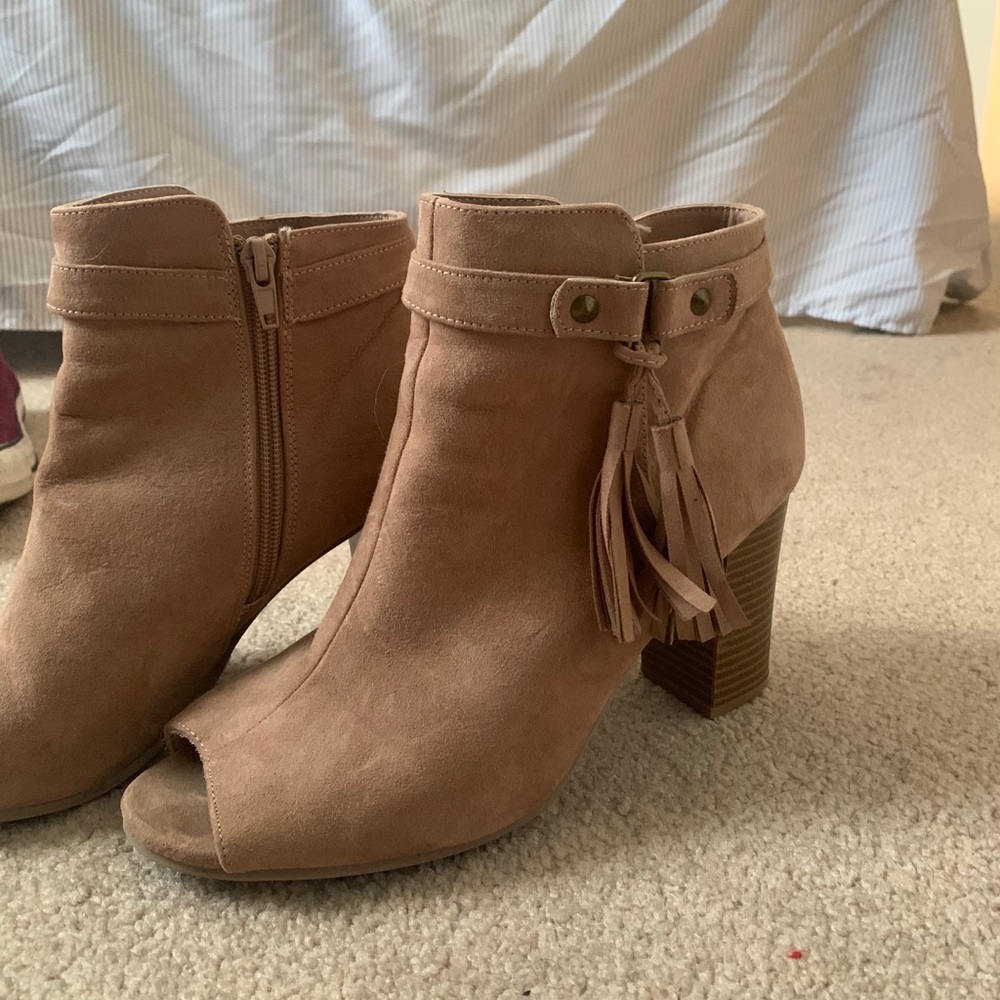 Tan Booties - Picture 2 of 2